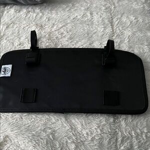 Black Car Sun Visor Holder/Pocket with Straps